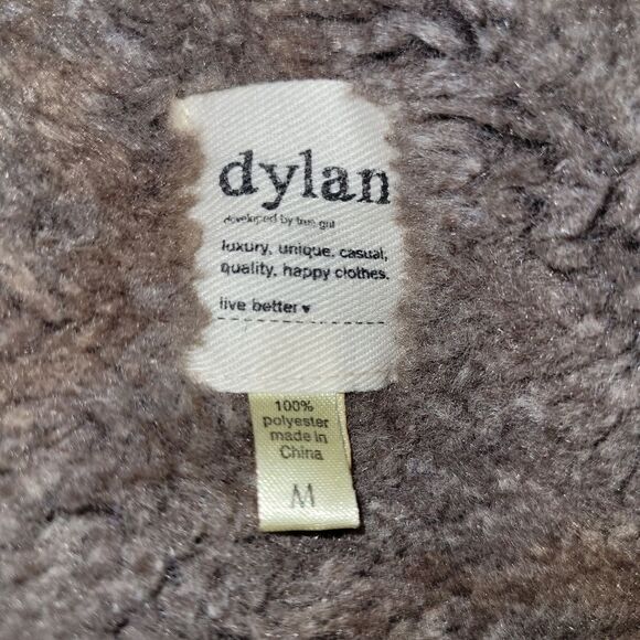 Dylan faux suede sepia lined brown jacket - Picture 5 of 6